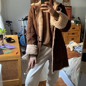 VTG Y2K Brown Coat